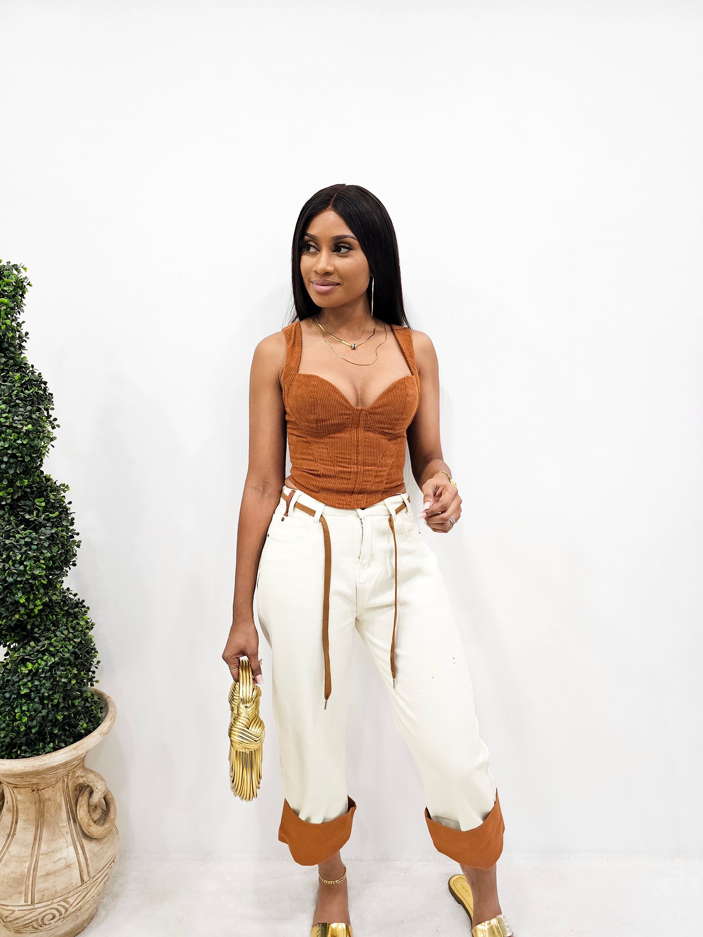 No Deal Denim Culotte Pants