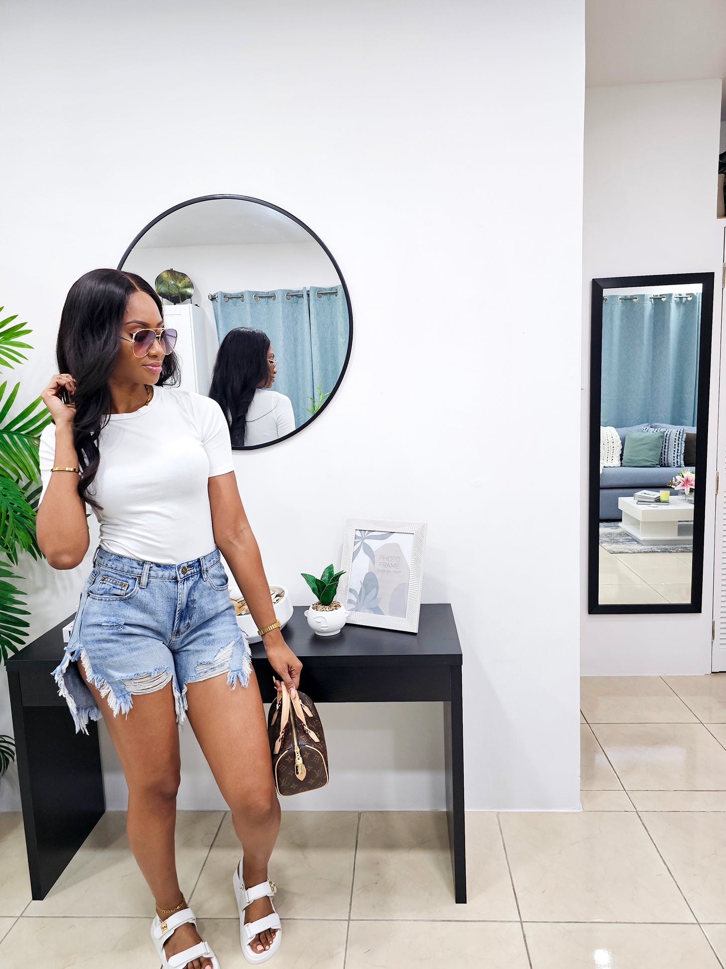 Rough Around The Edges Denim Shorts
