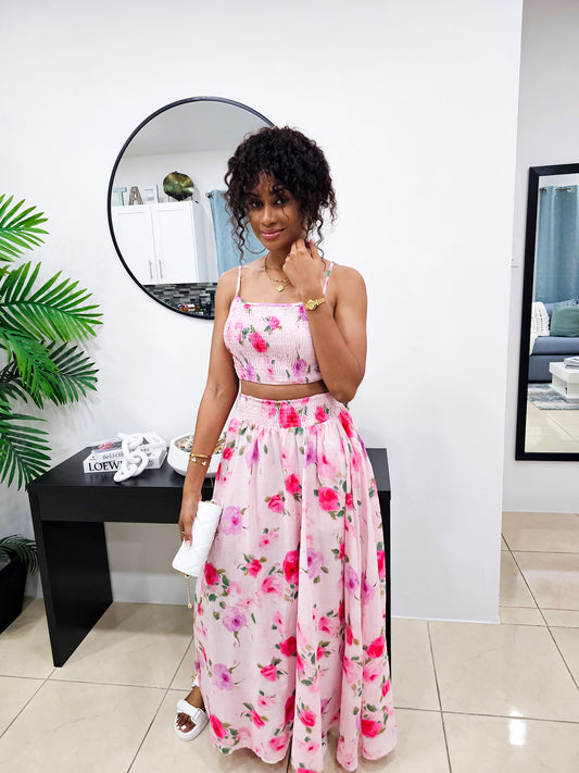 In Full Bloom Skirt Set