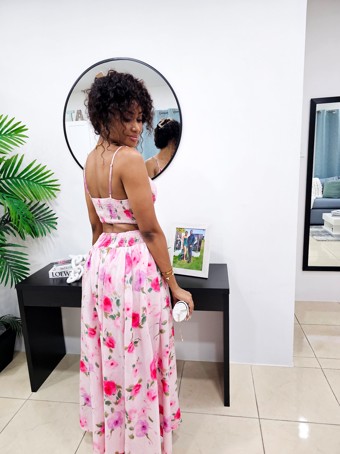 In Full Bloom Skirt Set