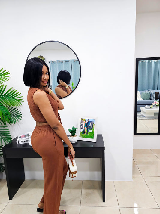 Choco Mousse Pants Set