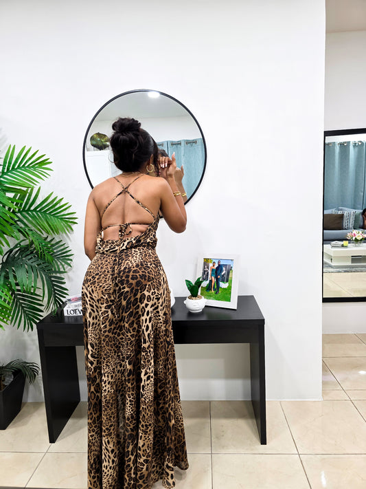 Feline Fetish Maxi Dress