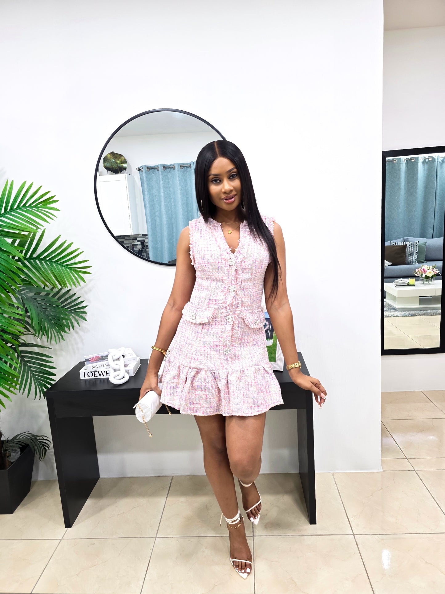 Paris Tweed Mini Dress