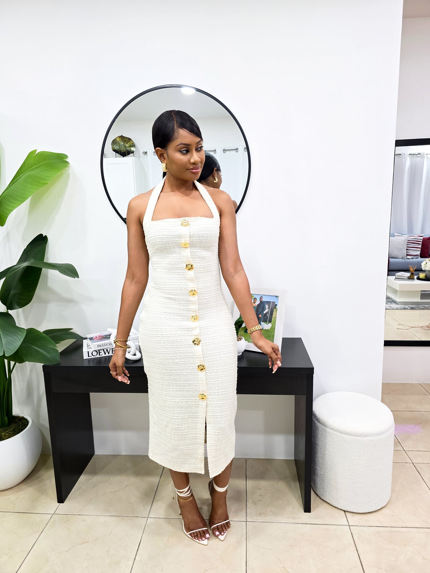 Vintage Model Midi Dress