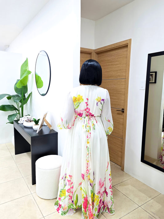 Summer Flora Maxi Dress