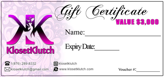 Gift Certificate (JA$3,000)
