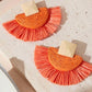 Orange Burst Earrings