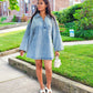 Cambria Oversized Denim Dress