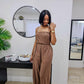 Dainty Difference Chocolate Jumpsuit