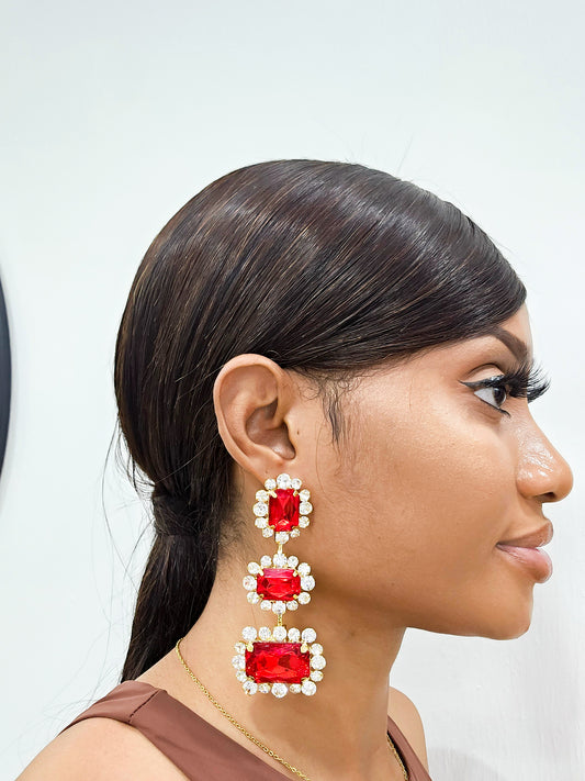 Ruby Kiss Earrings