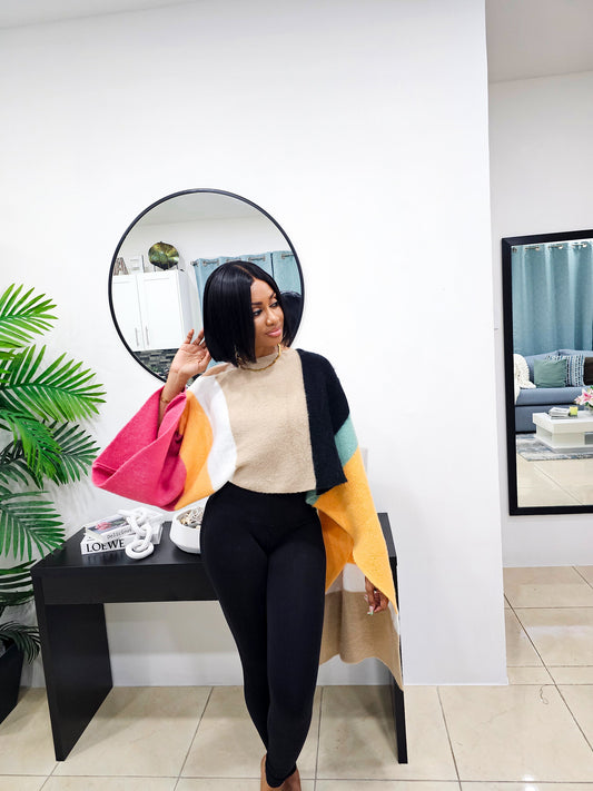 Paige Poncho Top