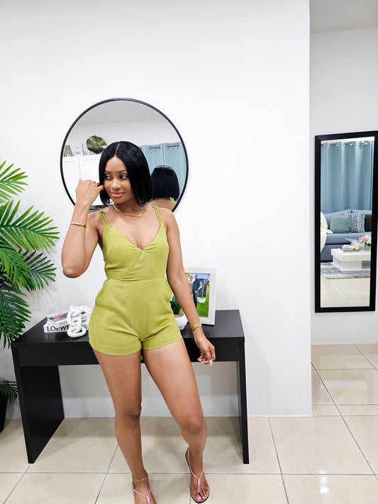 Brianna Linen Romper