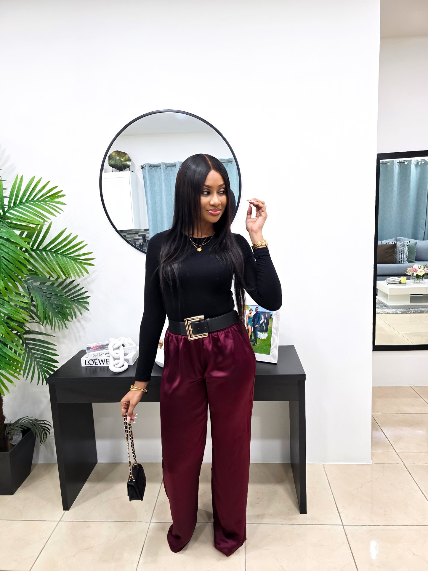 Cranberry Cocktail Pants