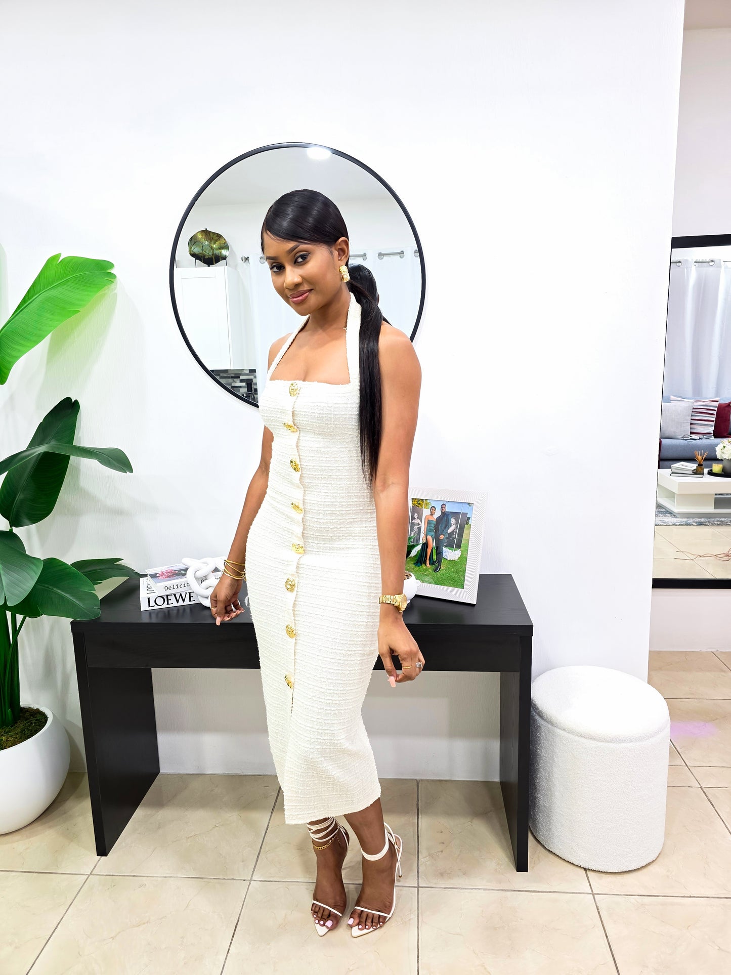 Vintage Model Midi Dress