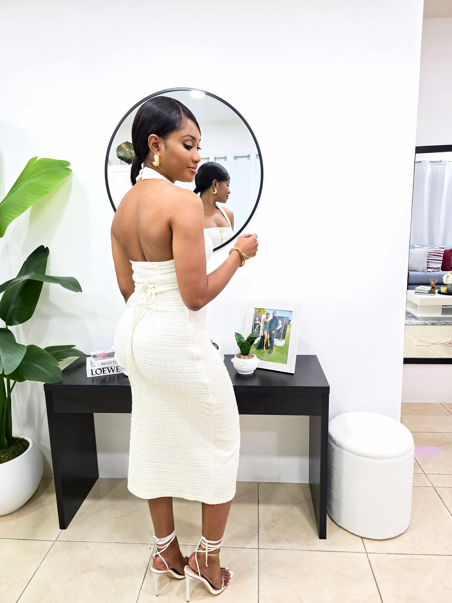 Vintage Model Midi Dress