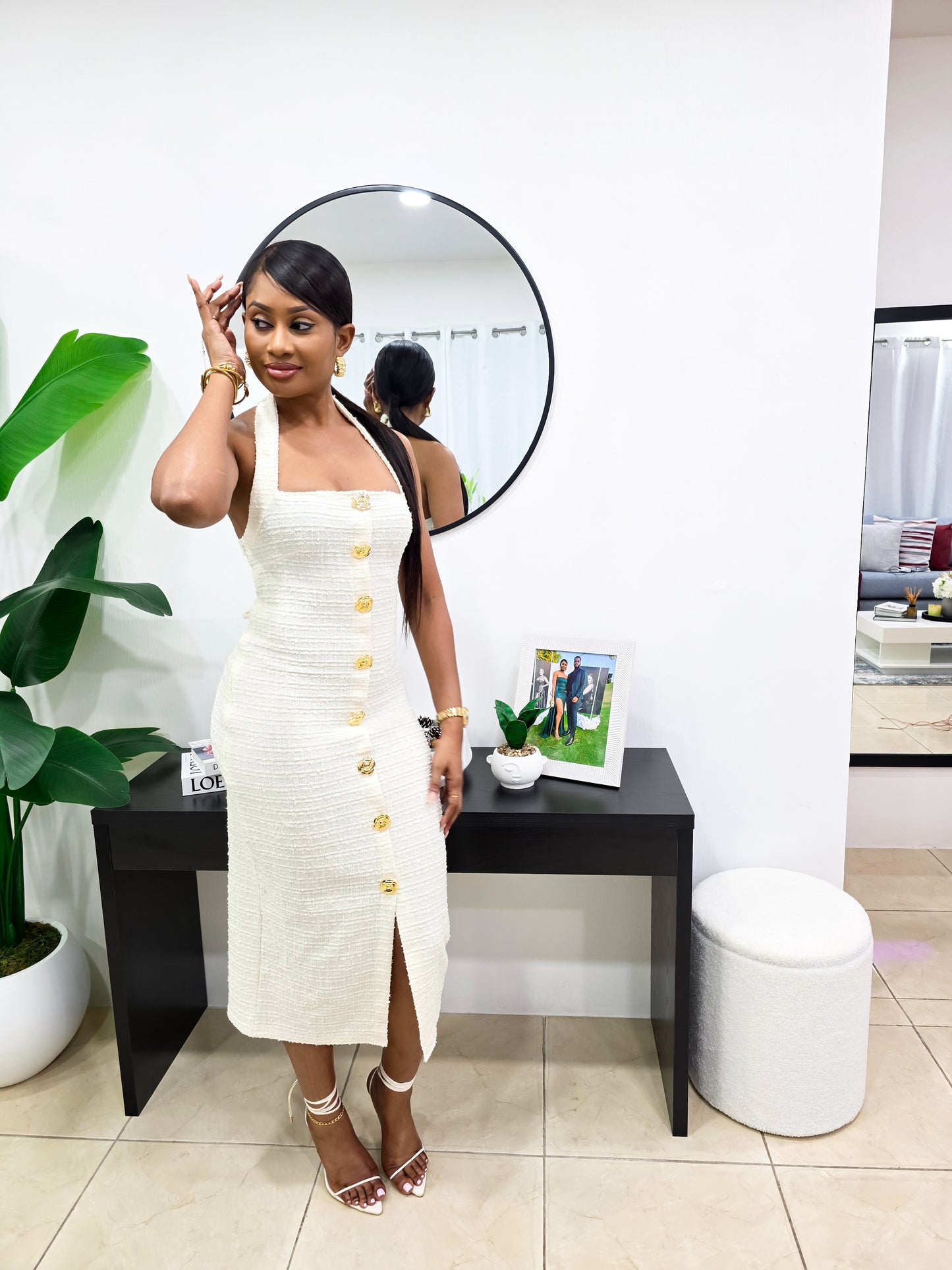 Vintage Model Midi Dress