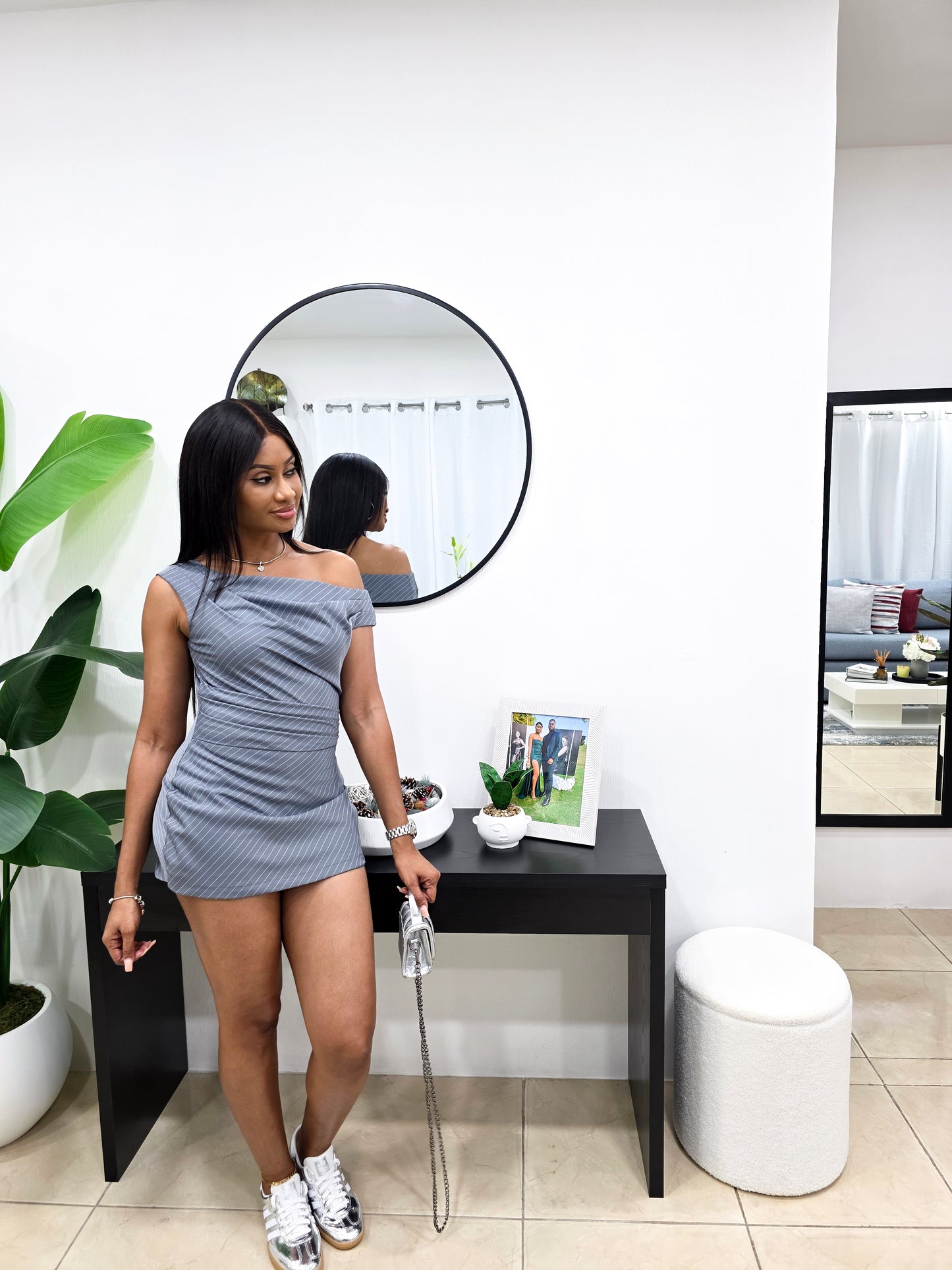 Casual Business Skort Romper