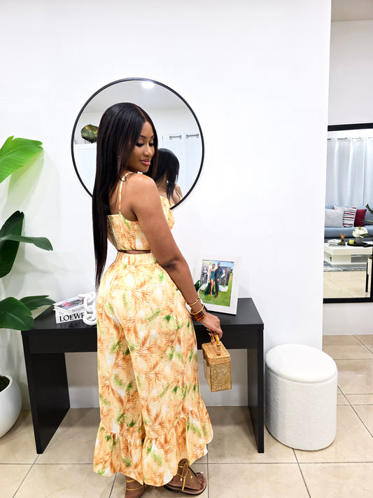 Tropical Getaway Pants Set