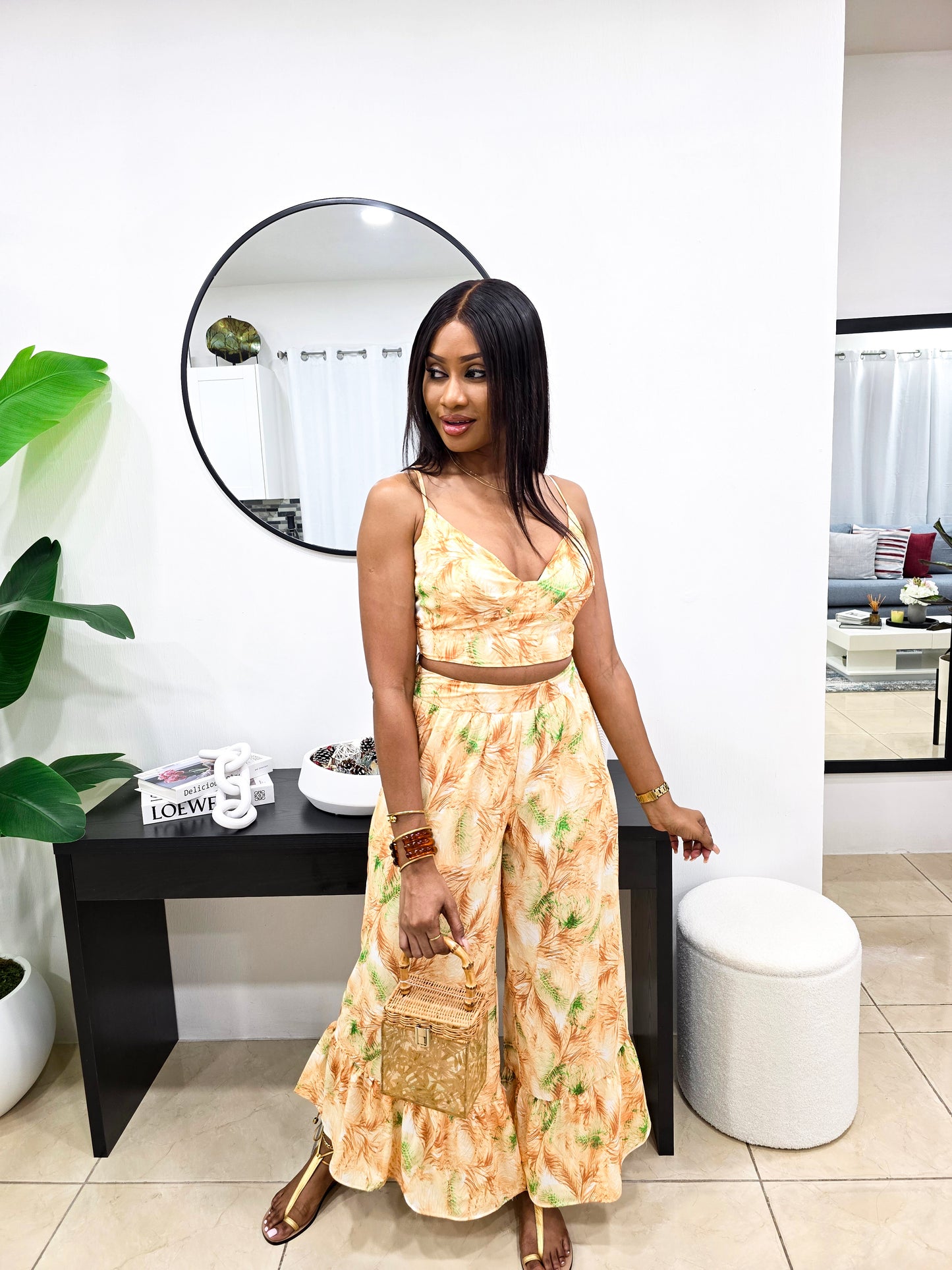 Tropical Getaway Pants Set