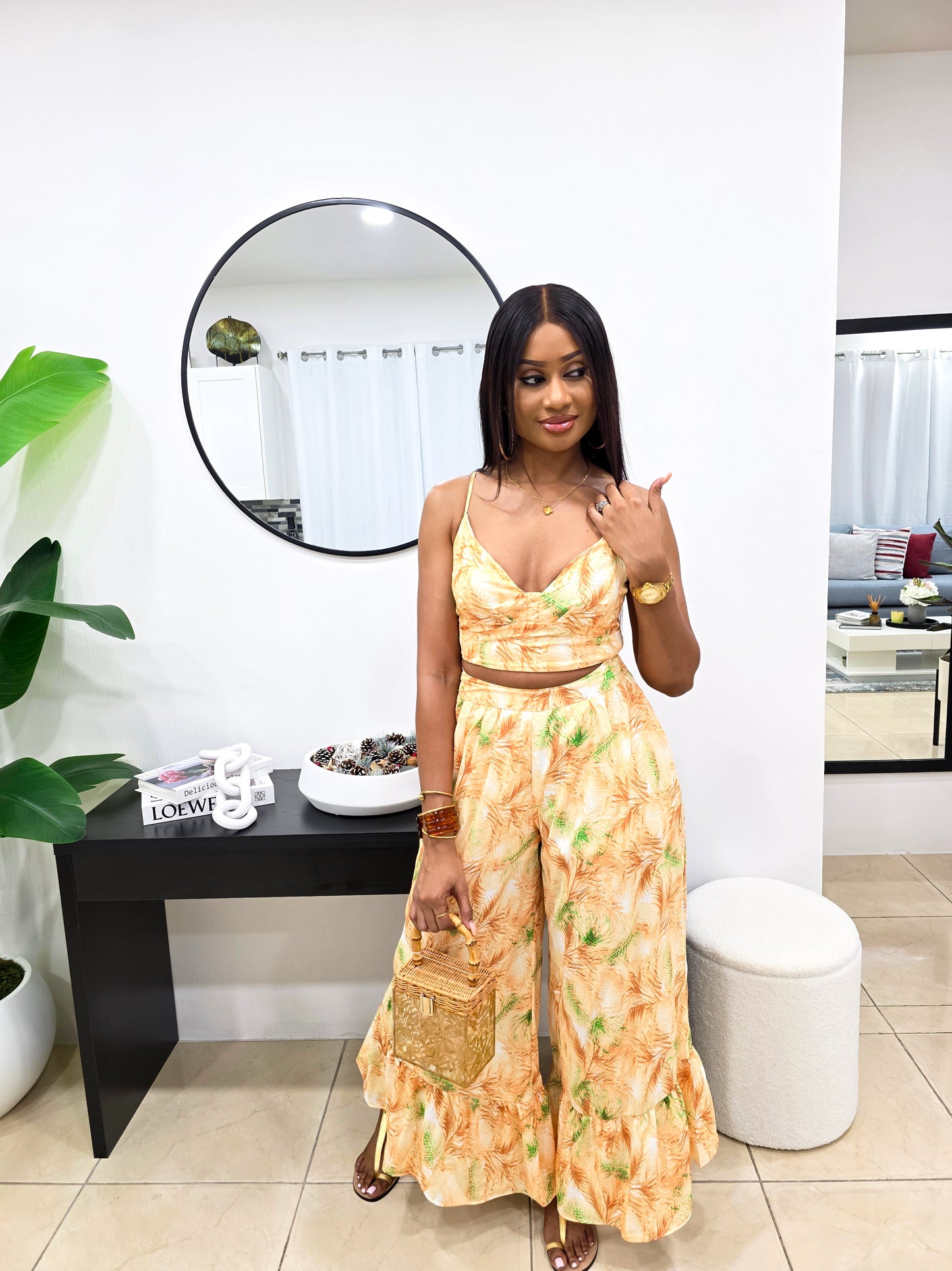 Tropical Getaway Pants Set