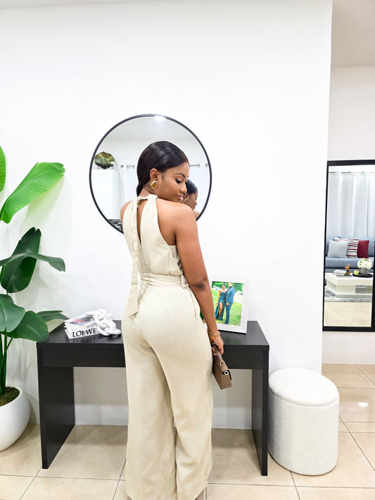 Aniesia  Linen Jumpsuit