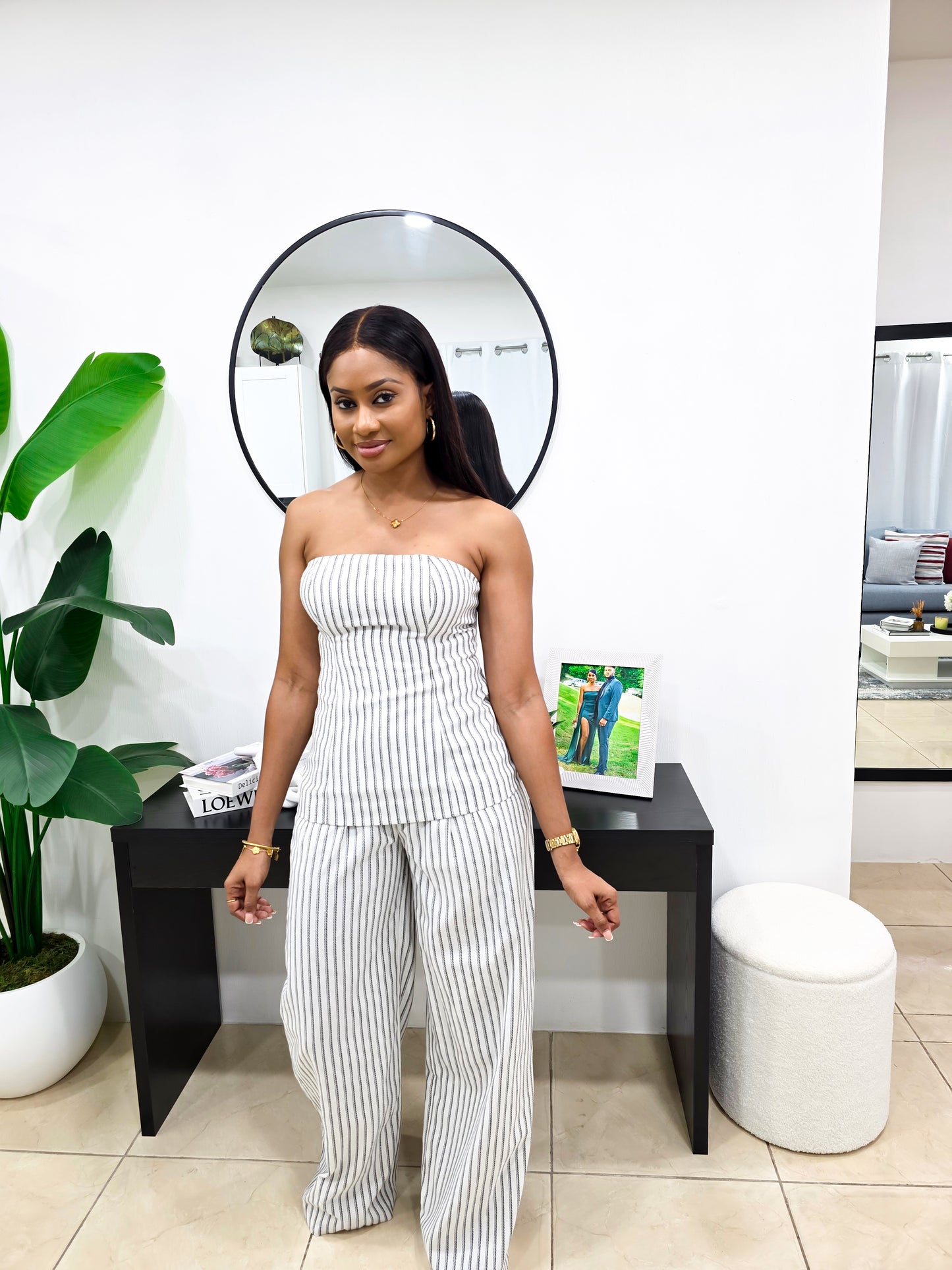 West Palm Beach Linen Pants Set