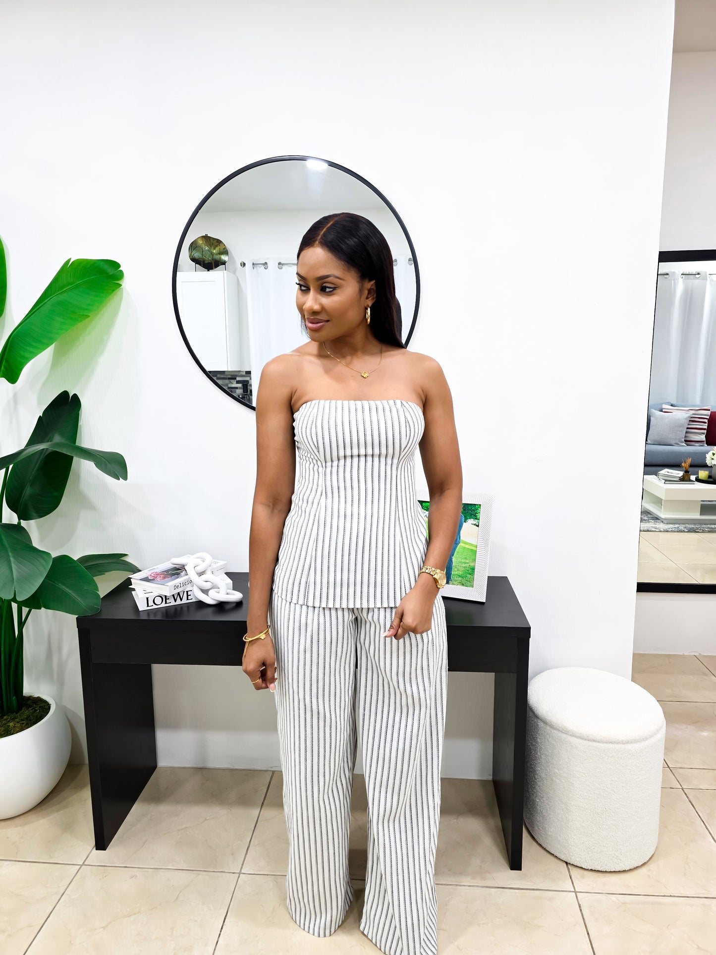 West Palm Beach Linen Pants Set