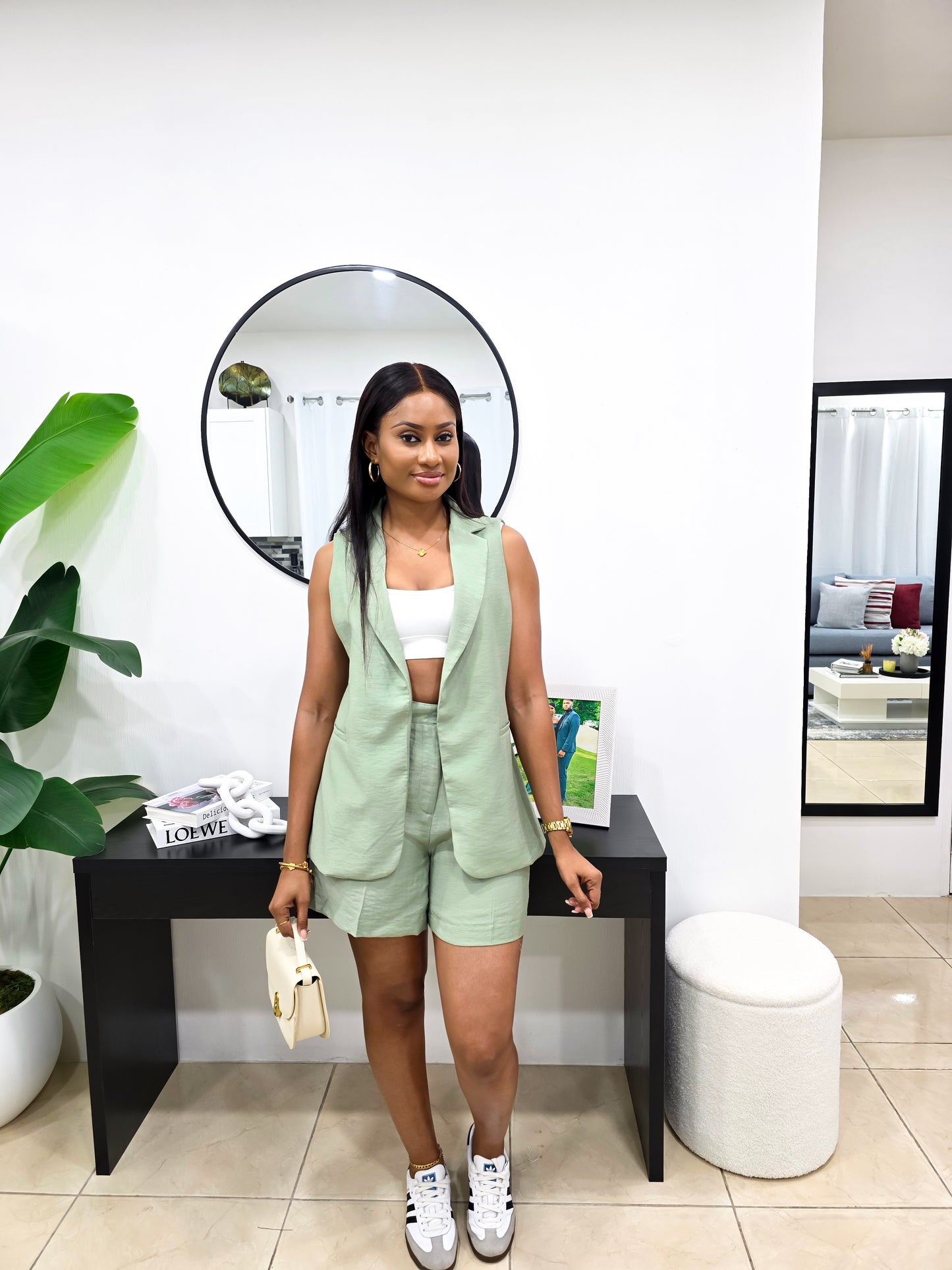 Key West Linen Shorts Set