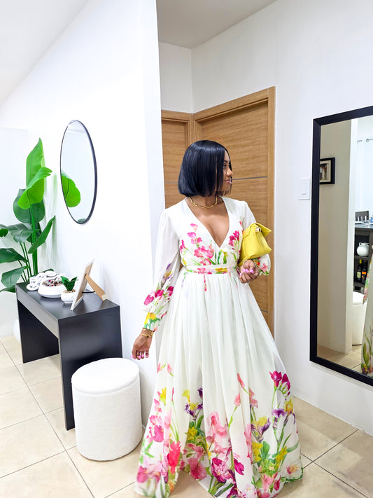 Summer Flora Maxi Dress