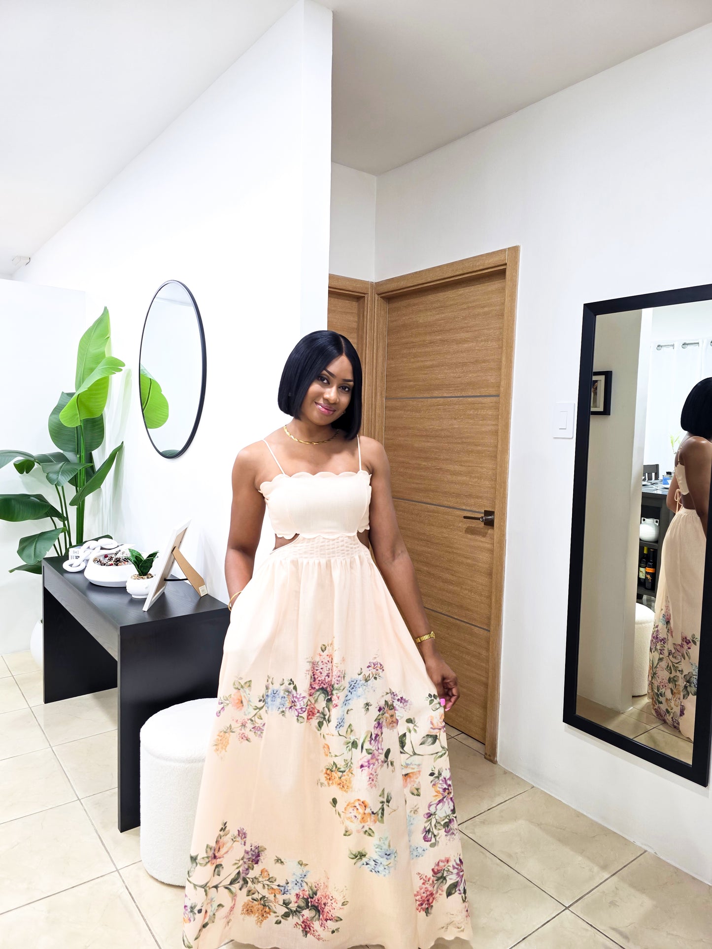 Amelia Linen Maxi Dress