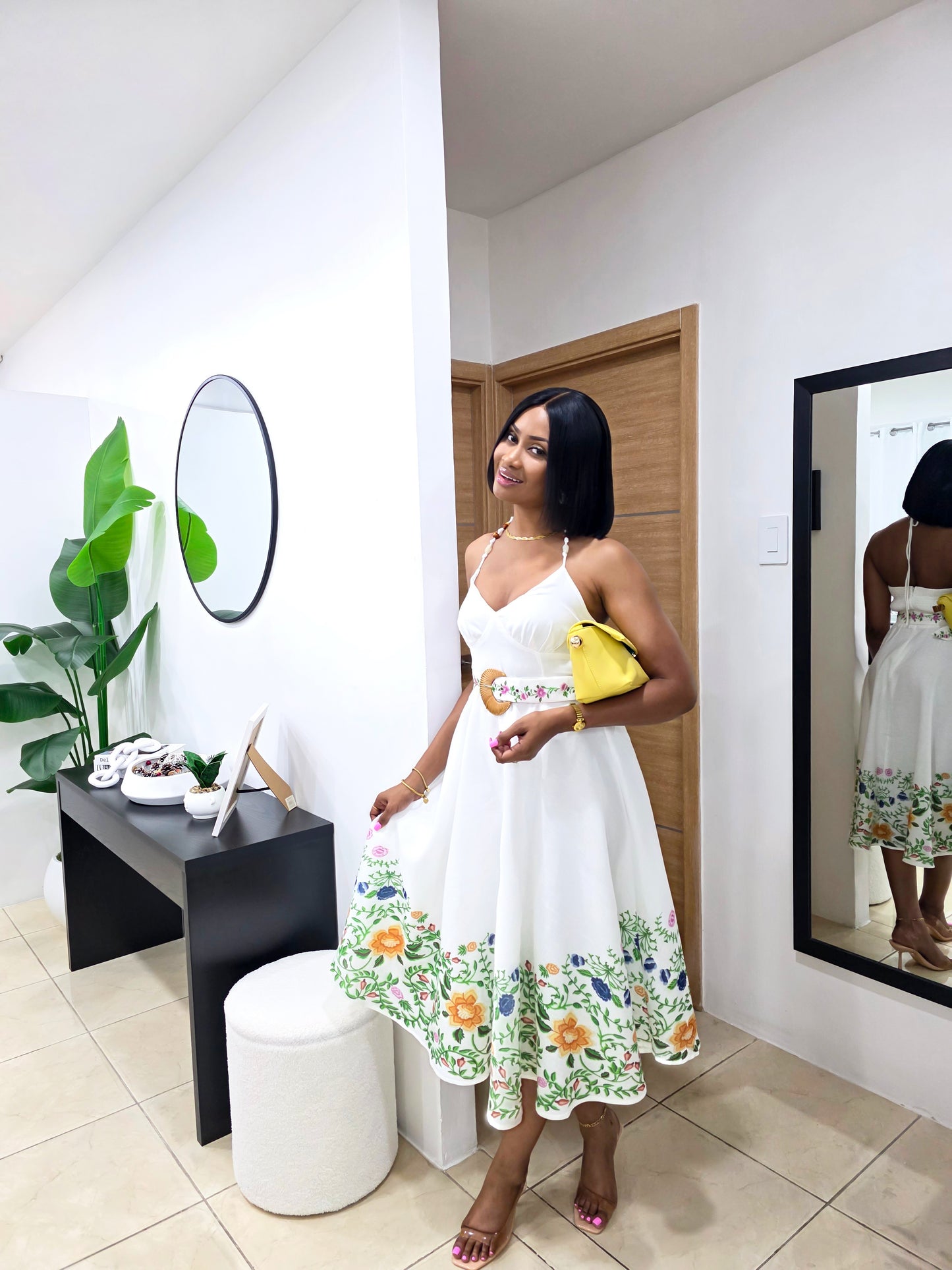 Garden Delight Midi Dress