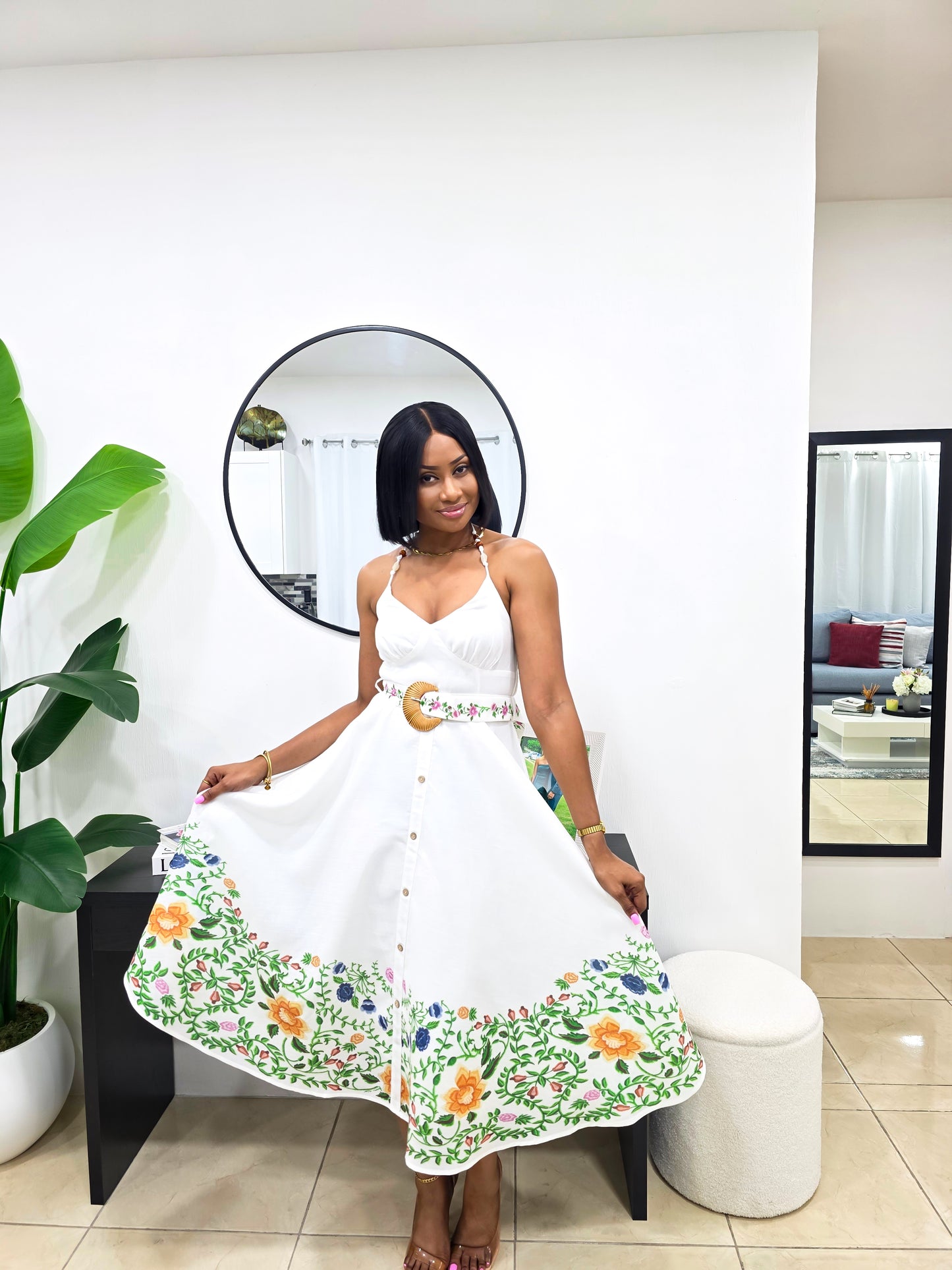 Garden Delight Midi Dress