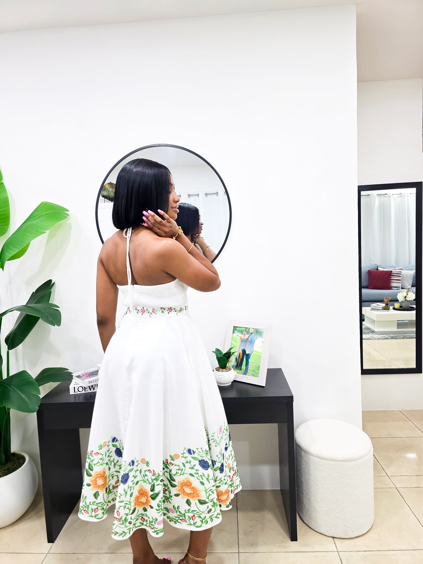Garden Delight Midi Dress