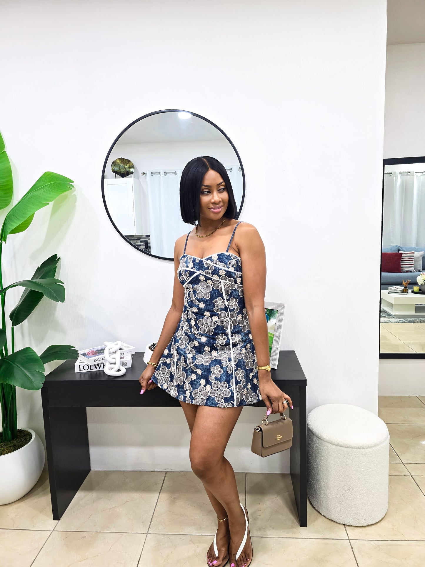Dita Denim Mini Dress