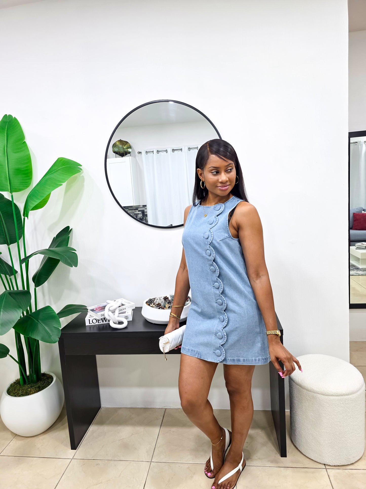 Positano Please Denim Dress