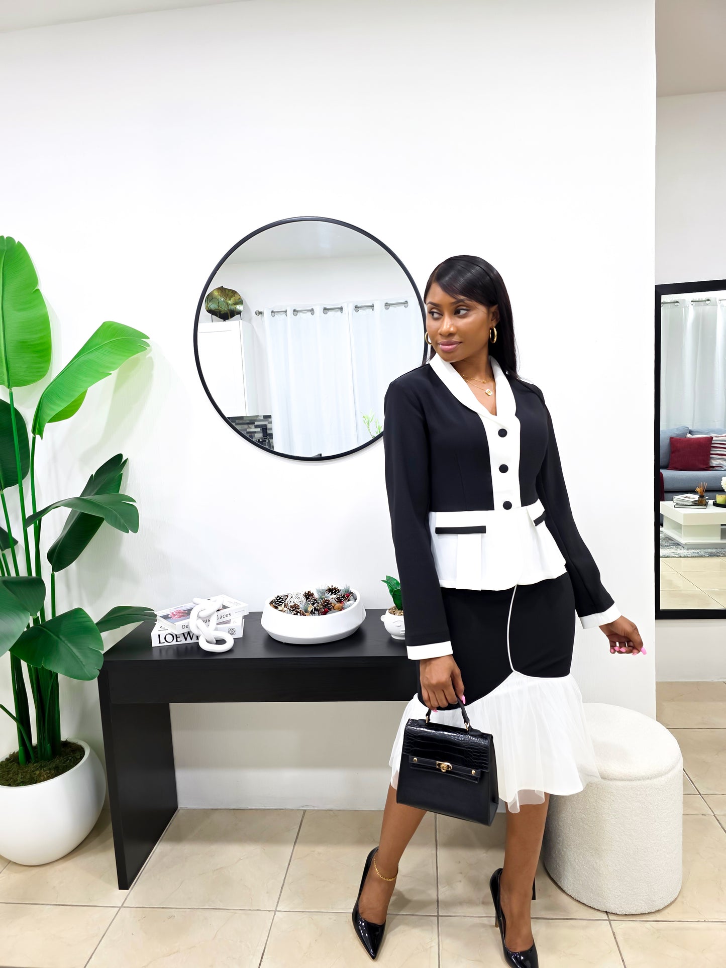 Make A Statement Skirt Suit