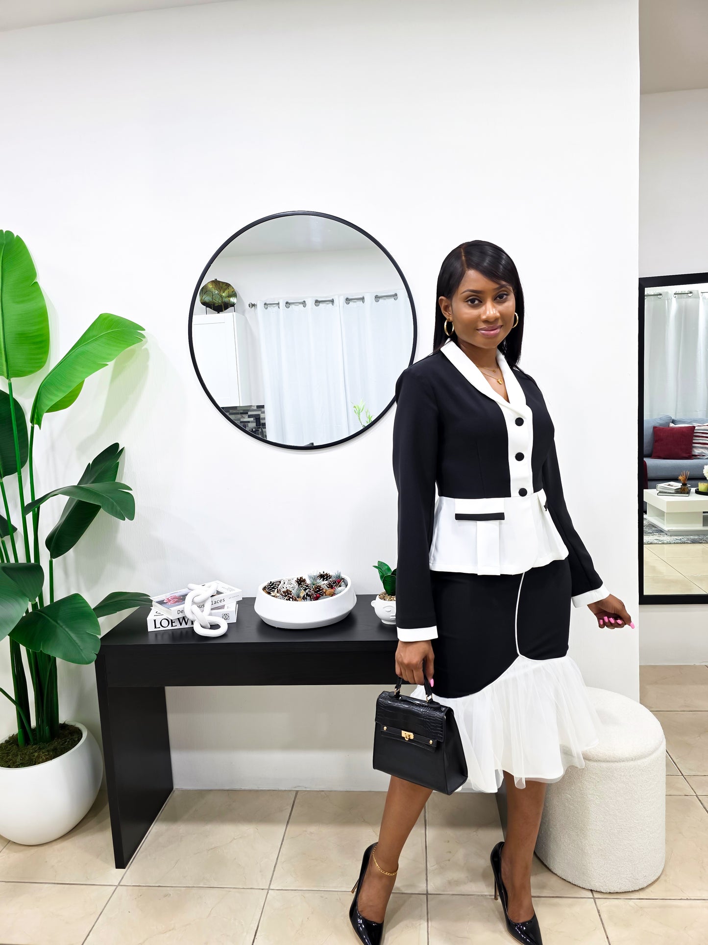 Make A Statement Skirt Suit