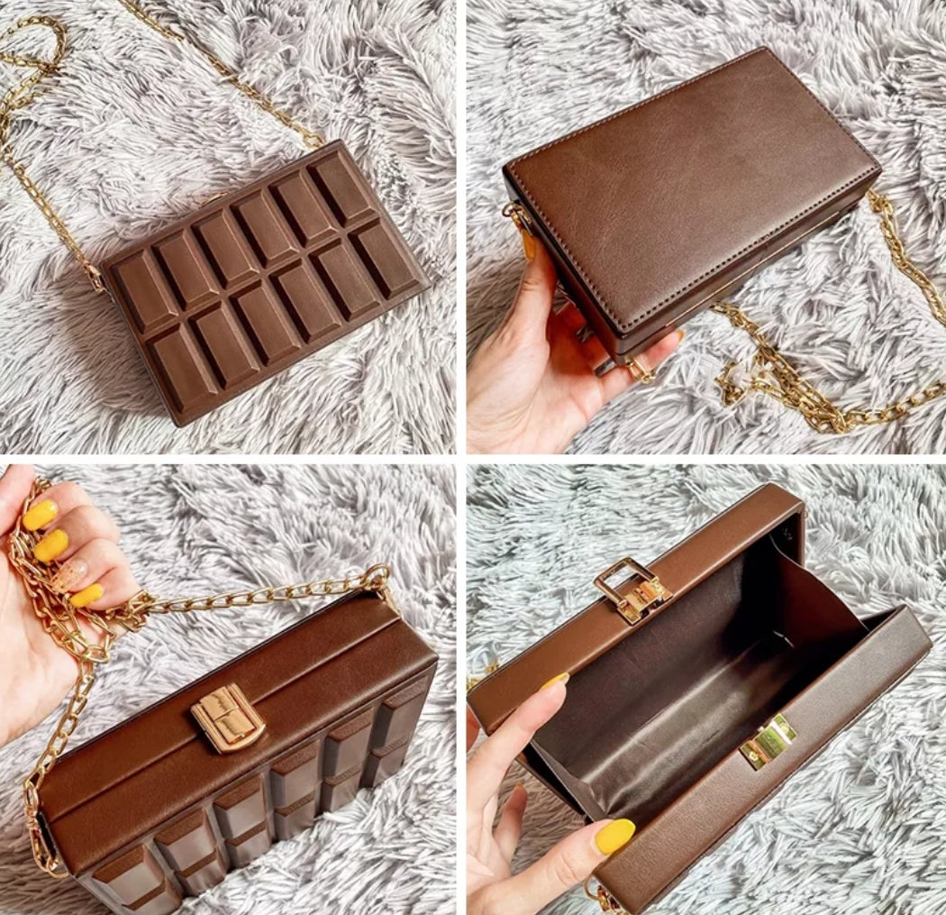 Chocolate Drip Purse